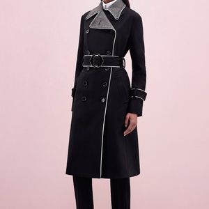 KIMORA LEE SIMMONS Belted Long Coat Size: S-M